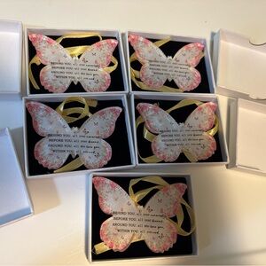 Butterfly Gift Boxes with Inspirational Message